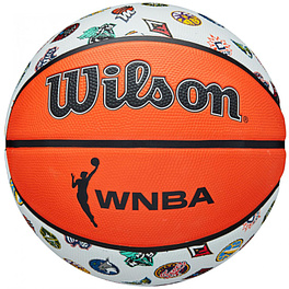 Мяч баск. WILSON WNBA All Team, WTB46001X, р.6, резина, оранжево-белый